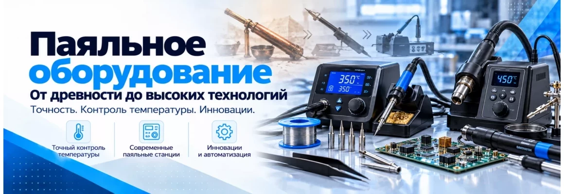 Паяльное оборудование: История, виды и инновации